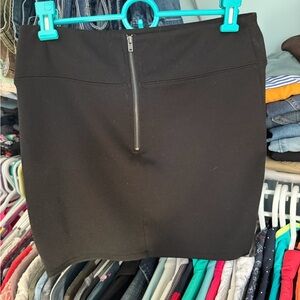 Xhilaration Skirt vintage Black Zipper Back Women's Mini Skirt size medium
